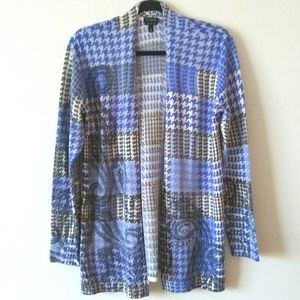 Talbots Merino Wool Open Front Sweater